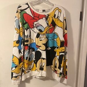 Disney Multicolor Character Sweatshirt
